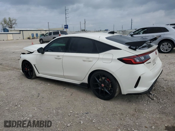 2023 Honda Civic Type R with VIN JHMFL5G46PX000608, listed as a Copart auction lot 50523515 with 19,218 mi miles and Salvage Title. Bid and sale history available at carsss.com. Image 2.