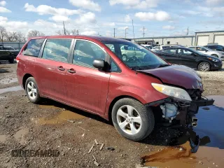 2012 Toyota Sienna with VIN 5TDZK3DC2CS258111, listed as a Copart auction lot 49715235 with 189,536 mi miles and Salvage Title. Bid and sale history available at carsss.com. Image 4.