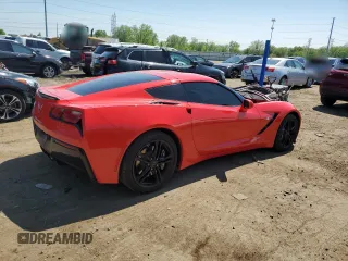 2017 Chevrolet Corvette 2LT z VIN 1G1YD2D77H5111923, wystawiony jako Copart lot #57312185 z przebiegiem 61 934 mil mil oraz Czysty tytuł • Clean title. Historia ofert i sprzedaży dostępna na DreamBid. Obrazek 3.