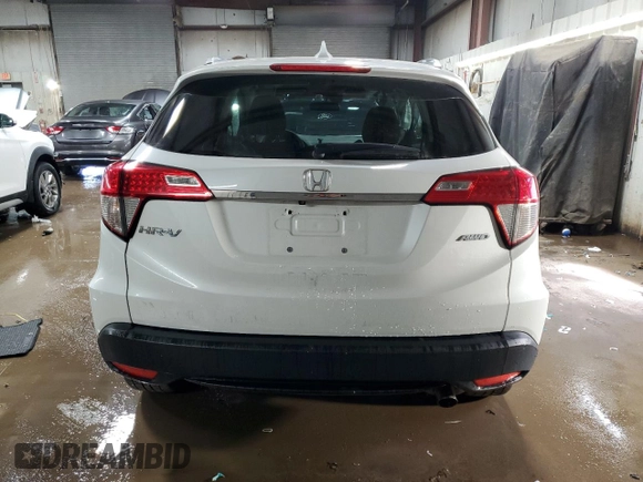 2022 Honda HR-V EX with VIN 3CZRU6H59NM729336, listed as a Copart auction lot 89129425 with Not Provided miles and Salvage Title. Bid and sale history available at carsss.com. Image 6.
