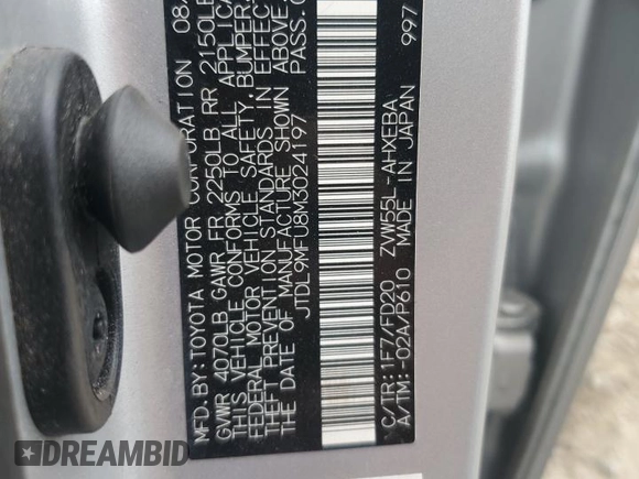 2021 Toyota Prius LE z VIN JTDL9MFU8M3024197, wystawiony jako Copart lot #58790155 z przebiegiem 111 216 mil mil oraz Szkoda całkowita • Salvage title. Historia ofert i sprzedaży dostępna na DreamBid. Obrazek 14.