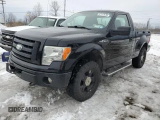 2009 Ford F-150 STX with VIN 1FTRF04W49KB36525, listed as a Copart auction lot 47117575 with 106,291 mi miles and Salvage title. Bid and sale history available at DreamBid. Image 1.