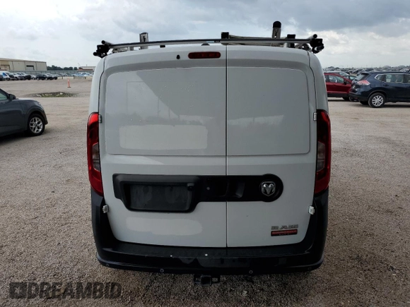 2018 Ram ProMaster City Cargo Tradesman with VIN ZFBERFAB6J6L60163, listed as a Copart auction lot 53494115 with Not Provided miles and Clean Title. Bid and sale history available at carsss.com. Image 6.