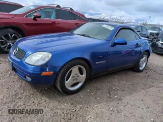 1998 Mercedes-Benz SLK-Class with VIN WDBKK47F9WF069844, listed as a Copart auction lot 51599175 with 109,098 mi miles and Salvage Title. Bid and sale history available at carsss.com. Image 1.