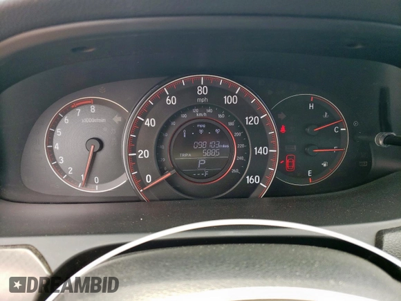2016 Honda Accord Sport z VIN 1HGCR2F51GA186865, wystawiony jako Copart lot #57423315 z przebiegiem 98 103 mil mil oraz Szkoda całkowita • Salvage title. Historia ofert i sprzedaży dostępna na DreamBid. Obrazek 9.