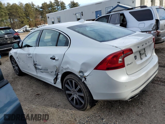 2018 Volvo S60 Inscription with VIN LYV402TK0JB180482, listed as a Copart auction lot 41442635 with 46,016 mi miles and Non repairable. Bid and sale history available at DreamBid. Image 2.