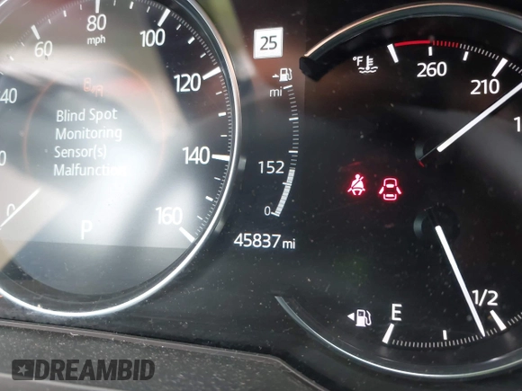 2020 Mazda CX-9 Grand Touring with VIN JM3TCBDY4L0408920, listed as a IAAI auction lot 42325272 with 45,837 mi miles and . Bid and sale history available at DreamBid. Image 7.