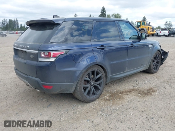 2017 Land Rover Range Rover Sport HSE with VIN SALWR2FKXHA129561, listed as a IAAI auction lot 42134114 with 85,017 mi miles and . Bid and sale history available at DreamBid. Image 4.