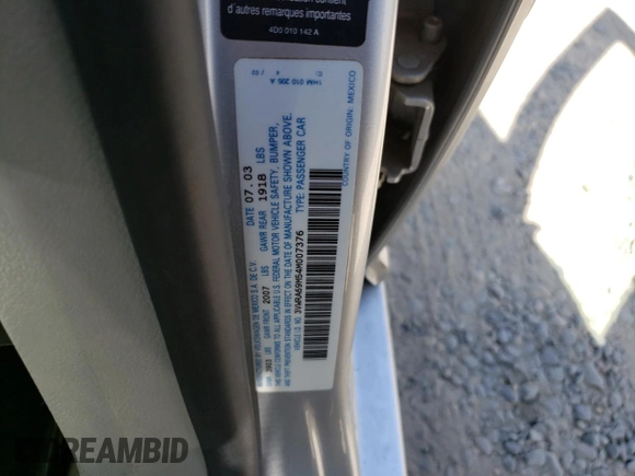 2004 Volkswagen Jetta GL z VIN 3VWRA69M54M007376, wystawiony jako Copart lot #72288984 z przebiegiem 91 687 mil mil oraz Szkoda całkowita • Salvage title. Historia ofert i sprzedaży dostępna na DreamBid. Obrazek 12.