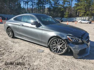 2017 Mercedes-Benz C 43 AMG with VIN WDDWJ6EB5HF521833, listed as a Copart auction lot 48008135 with 106,392 mi miles and Salvage Title. Bid and sale history available at carsss.com. Image 4.