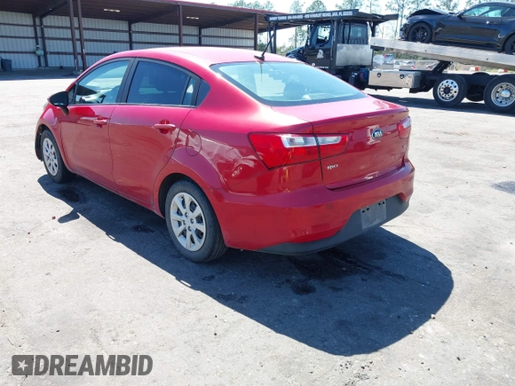 2017 Kia Rio LX with VIN KNADM4A39H6061634, listed as a IAAI auction lot 41839494 with 173,125 mi miles. Bid and sale history available at carsss.com. Image 3.