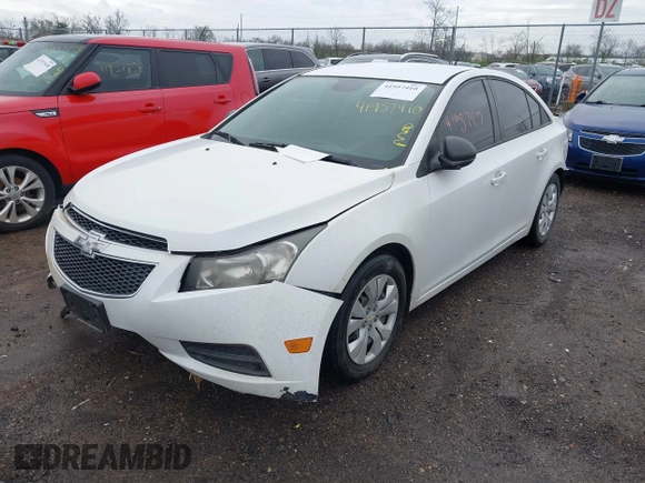2014 Chevrolet Cruze LS with VIN 1G1PA5SH0E7145168, listed as a IAAI auction lot 41957410 with 151,422 mi miles and . Bid and sale history available at DreamBid. Image 18.