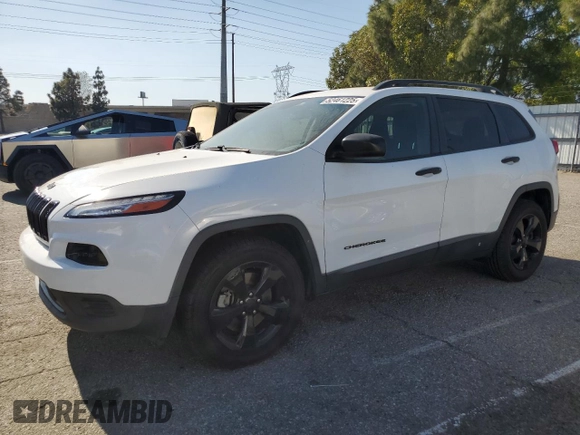 2017 Jeep Cherokee Sport with VIN 1C4PJMAS4HW628347, listed as a Copart auction lot 52461225 with 114,045 mi miles and Clean Title. Bid and sale history available at carsss.com. Image 1.
