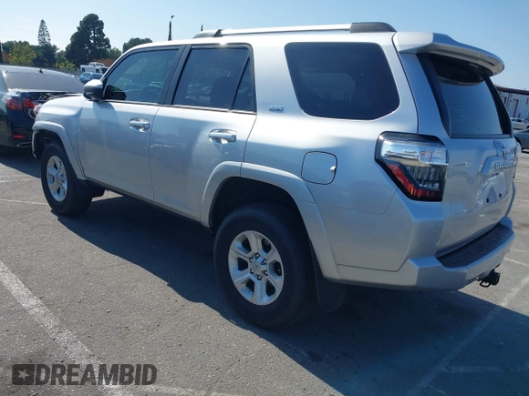 2023 Toyota 4Runner SR5 with VIN JTEMU5JR7P6192049, listed as a IAAI auction lot 42485032 with 20,549 mi miles and . Bid and sale history available at DreamBid. Image 3.