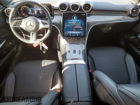 2023 Mercedes-Benz C 300 with VIN W1KAF4HB0PR153442, listed as a Copart auction lot 45536115 with 19,333 mi miles and Salvage Title. Bid and sale history available at DreamBid. Image 8.
