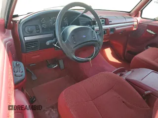 1993 Ford F-150 with VIN 1FTEX15H9PKA01412, listed as a Copart auction lot 54671975 with Not provided miles and Salvage title. Bid and sale history available at DreamBid. Image 8.