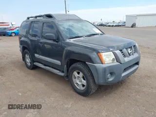 2005 Nissan Xterra S with VIN 5N1AN08U45C638220, listed as a IAAI auction lot 42206809 with 127,845 mi miles and . Bid and sale history available at DreamBid. Image 1.