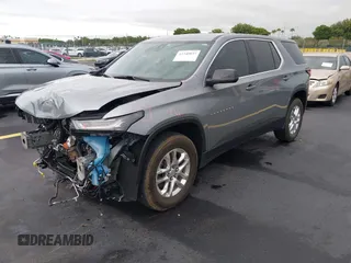 2023 Chevrolet Traverse LS with VIN 1GNERFKW6PJ340667, listed as a IAAI auction lot 42340837 with 26,746 mi miles and . Bid and sale history available at DreamBid. Image 18.