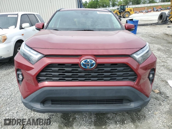 2022 Toyota RAV4 Hybrid XLE Premium with VIN 4T3B6RFV5NU074838, listed as a Copart auction lot 56697215 with 61,309 mi miles and Salvage title. Bid and sale history available at DreamBid. Image 5.