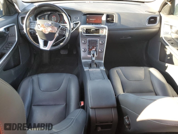 2015 Volvo S60 T5 Drive-E Premier Plus with VIN YV126MFC0F1313708, listed as a Copart auction lot 88606785 with 56,884 mi miles and Salvage Title. Bid and sale history available at carsss.com. Image 8.