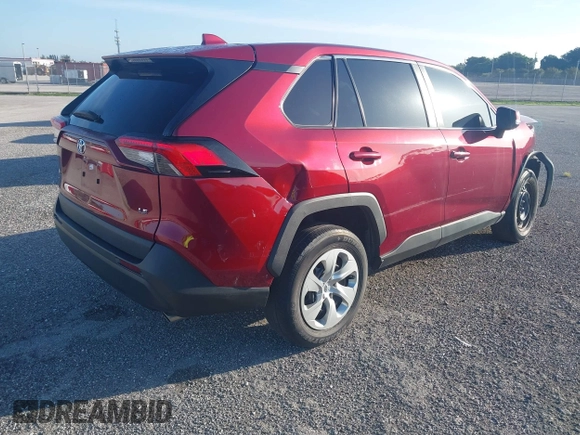 2022 Toyota RAV4 LE with VIN 2T3K1RFV5NW196016, listed as a IAAI auction lot 39931229 with 55,045 mi miles and . Bid and sale history available at DreamBid. Image 4.