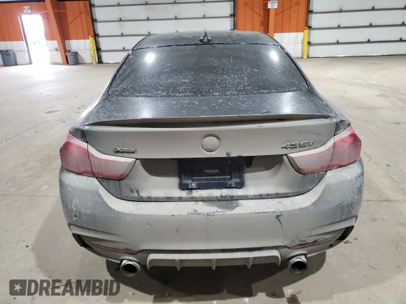 2015 BMW 4 Series 435i xDrive with VIN WBA3R5C57FK372646, listed as a Copart auction lot 84455784 with Not provided miles and Salvage title. Bid and sale history available at DreamBid. Image 6.