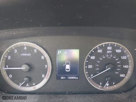 2015 Hyundai Sonata 2.4L Sport with VIN 5NPE34AF1FH042454, listed as a IAAI auction lot 41799812 with 132,859 mi miles. Bid and sale history available at carsss.com. Image 7.