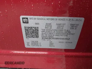 2021 Chevrolet Blazer LT z VIN 3GNKBCRS8MS563912, wystawiony jako IAAI lot #42209536 z przebiegiem Nie podano mil oraz . Historia ofert i sprzedaży dostępna na DreamBid. Obrazek 9.
