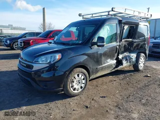 2021 Ram ProMaster City Cargo Van Tradesman SLT with VIN ZFBHRFBB1M6U69064, listed as a IAAI auction lot 41602074 with 35,037 mi miles. Bid and sale history available at carsss.com. Image 16.