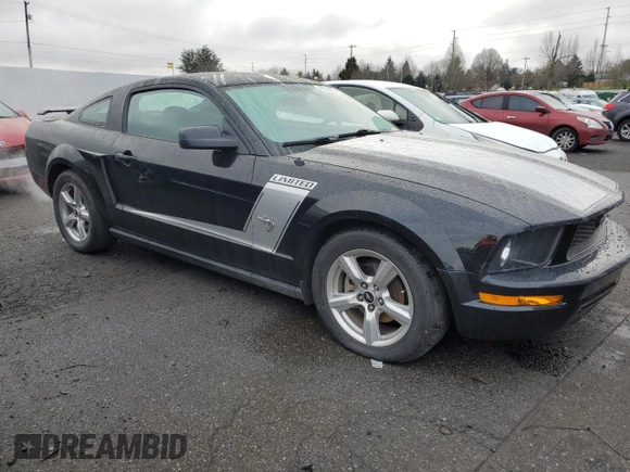 2009 Ford Mustang with VIN 1ZVHT80N195135604, listed as a Copart auction lot 42950405 with 108,450 mi miles and Salvage Title. Bid and sale history available at carsss.com. Image 4.
