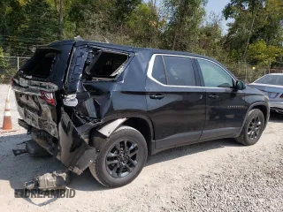2019 Chevrolet Traverse LS with VIN 1GNERFKWXKJ250737, listed as a Copart auction lot 71469324 with 121,640 mi miles and Salvage Title. Bid and sale history available at carsss.com. Image 3.