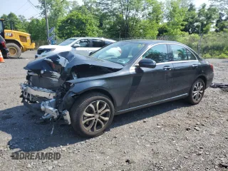 2017 Mercedes-Benz C 300 with VIN WDDWF4KB2HR246589, listed as a Copart auction lot 60249055 with Not provided miles and Salvage title. Bid and sale history available at DreamBid. Image 1.