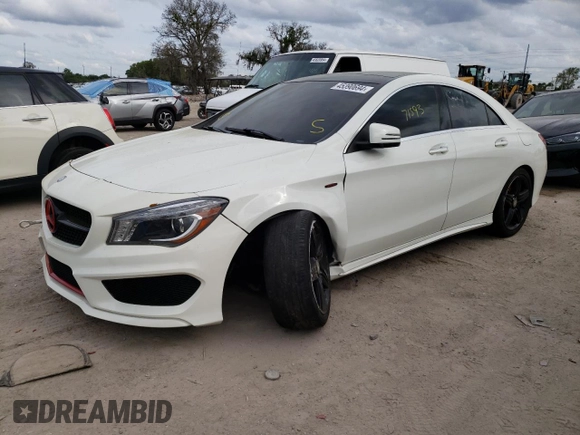 2015 Mercedes-Benz CLA 250 with VIN WDDSJ4EB7FN167447, listed as a Copart auction lot 45390694 with 71,593 mi miles and . Bid and sale history available at DreamBid. Image 1.