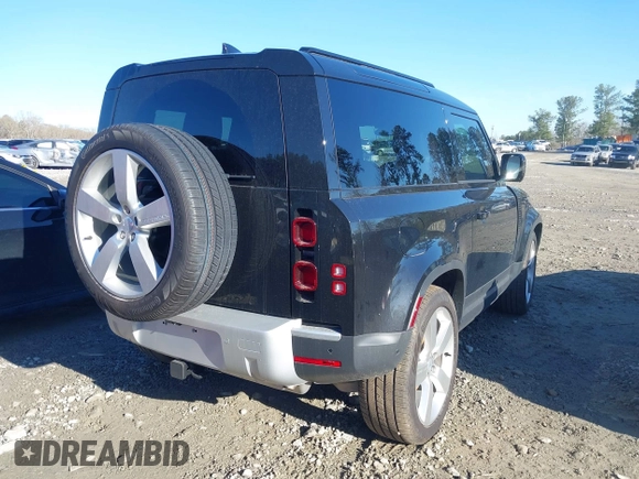 2024 Land Rover Defender S with VIN SALEJ6EX4R2350804, listed as a IAAI auction lot 41833273 with 2,105 mi miles and . Bid and sale history available at DreamBid. Image 4.