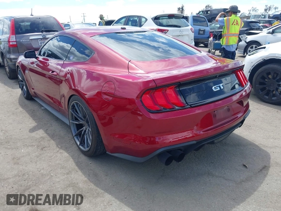 2018 Ford Mustang GT with VIN 1FA6P8CF7J5108808, listed as a IAAI auction lot 41934220 with 37,751 mi miles and . Bid and sale history available at DreamBid. Image 3.