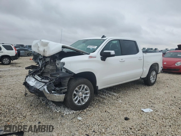 2023 Chevrolet Silverado 1500 LT with VIN 2GCUDDEDXP1134599, listed as a Copart auction lot 84015564 with 0 mi miles and Salvage Title. Bid and sale history available at carsss.com. Image 1.