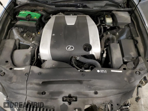 2013 Lexus GS 350 with VIN JTHBE1BL3D5002775, listed as a Copart auction lot 46820945 with 184,822 mi miles and Salvage Title. Bid and sale history available at DreamBid. Image 12.