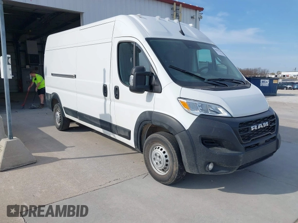 2024 Ram ProMaster Cargo Tradesman with VIN 3C6LRVDG0RE121355, listed as a IAAI auction lot 41891170 with 22,837 mi miles and . Bid and sale history available at DreamBid. Image 1.