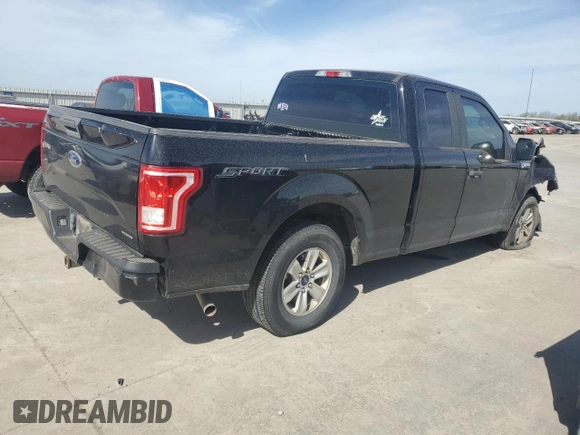 2016 Ford F-150 XL with VIN 1FTEX1C88GKD21520, listed as a Copart auction lot 49377425 with 210,719 mi miles and Salvage Title. Bid and sale history available at carsss.com. Image 3.