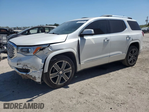 2017 GMC Acadia Denali with VIN 1GKKNPLS5HZ138984, listed as a Copart auction lot 48759195 with 114,946 mi miles and Salvage Title. Bid and sale history available at carsss.com. Image 1.