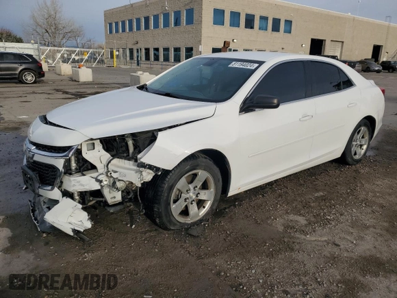 2014 Chevrolet Malibu LS with VIN 1G11B5SL5EF113975, listed as a Copart auction lot 81194024 with 155,821 mi miles and Salvage Title. Bid and sale history available at DreamBid. Image 1.