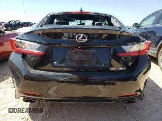 2015 Lexus RC 350 F Sport with VIN JTHHE5BC6F5001494, listed as a Copart auction lot 58900184 with 123,583 mi miles and Clean Title. Bid and sale history available at DreamBid. Image 6.