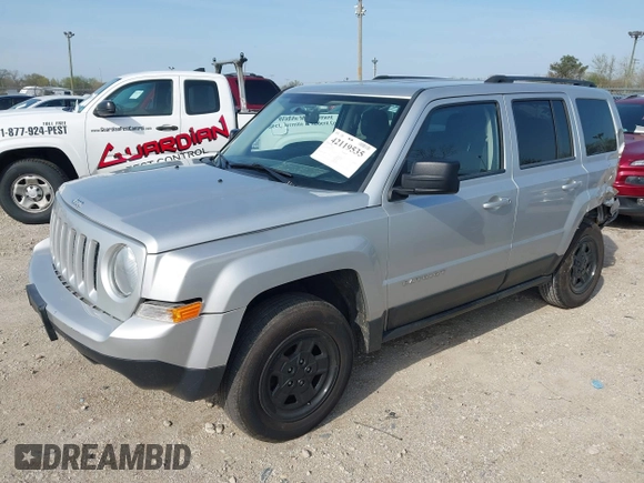 2012 Jeep Patriot Sport with VIN 1C4NJPBA4CD554141, listed as a IAAI auction lot 42119535 with 116,933 mi miles and . Bid and sale history available at DreamBid. Image 2.