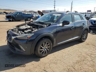2016 Mazda CX-3 Grand Touring with VIN JM1DKFD79G0134716, listed as a Copart auction lot 45707635 with 123,034 mi miles and Salvage Title. Bid and sale history available at carsss.com. Image 1.