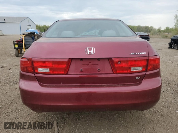 2005 Honda Accord EX z VIN 1HGCM56715A176478, wystawiony jako Copart lot #55135925 z przebiegiem 119 306 mil mil oraz Szkody całkowita. Historia ofert i sprzedaży dostępna na DreamBid. Obrazek 6.