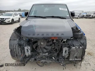 2023 Land Rover Defender X-Dynamic SE with VIN SALE2EEU9P2231950, listed as a Copart auction lot 43728655 with 36,053 mi miles and Salvage Title. Bid and sale history available at DreamBid. Image 5.