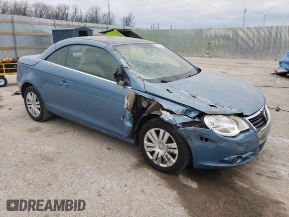 2007 Volkswagen Eos 2.0T with VIN WVWBA71FX7V029519, listed as a Copart auction lot 50248505 with 146,704 mi miles and Salvage Title. Bid and sale history available at DreamBid. Image 4.