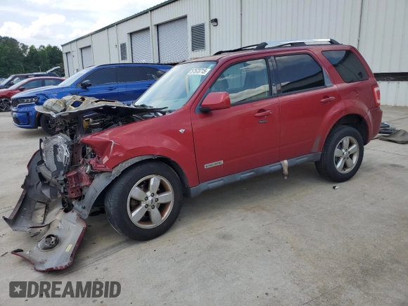2008 Ford Escape Limited z VIN 1FMCU04108KB89782, wystawiony jako Copart lot #57573715 z przebiegiem Nie podano mil oraz Szkoda całkowita • Salvage title. Historia ofert i sprzedaży dostępna na DreamBid. Obrazek 1.