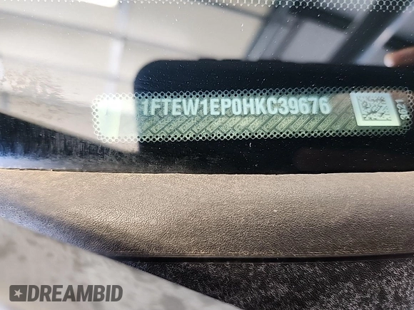 2017 Ford F-150 XL с VIN 1FTEW1EP0HKC39676, выставлен на аукционе IAAI как лот 42598888 с пробегом 143 620 миль миль и . История ставок и продаж доступна на DreamBid. Изображение 20.