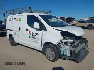 2019 Nissan NV200 Compact Cargo S with VIN 3N6CM0KN5KK708621, listed as a IAAI auction lot 41837098 with 97,986 mi miles. Bid and sale history available at carsss.com. Image 1.